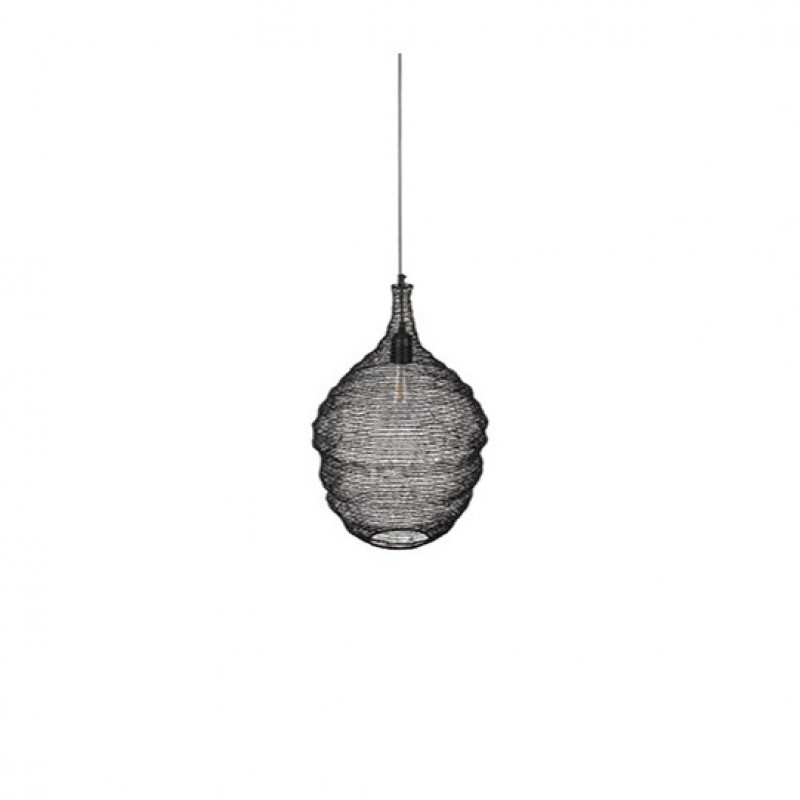 WIRE HANGING LAMP BLACK 70